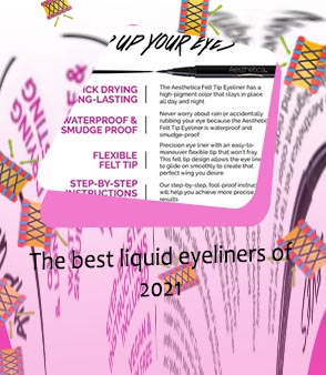 Aesthetica felt tip liquid eyeliner pen reviews