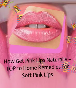 Beautiful natural pink lips