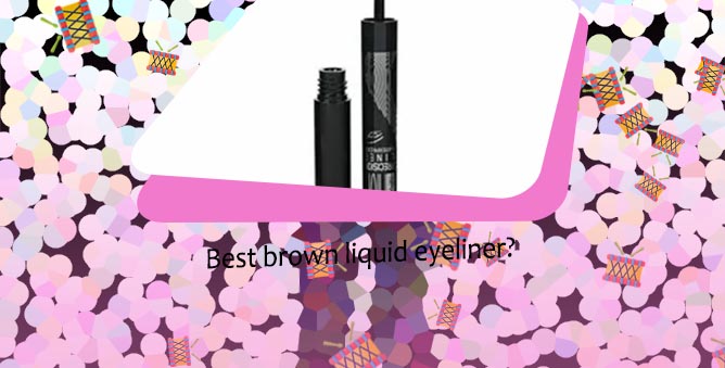 Best dark brown liquid eyeliner