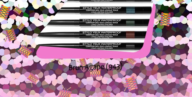 Chanel brun agape eyeliner