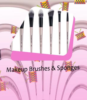 Fancy makeup brushes