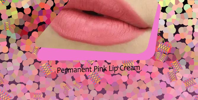 Lip cream for pink lips