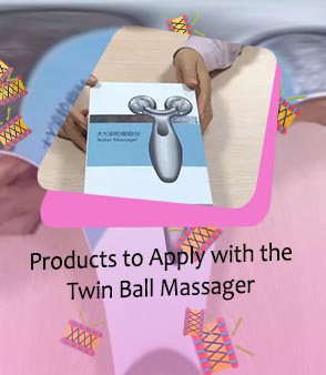 Metal ball face massager