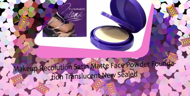 Revolution satin matte powder foundation
