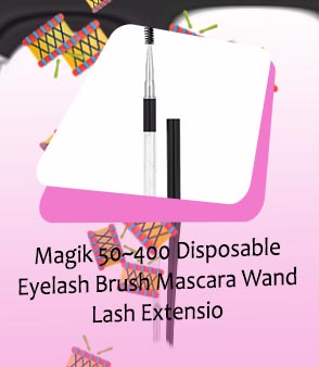 Stainless steel mascara wand