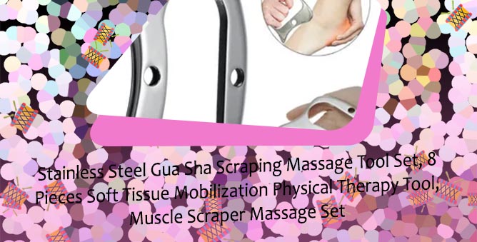 Stainless steel muscle scraper